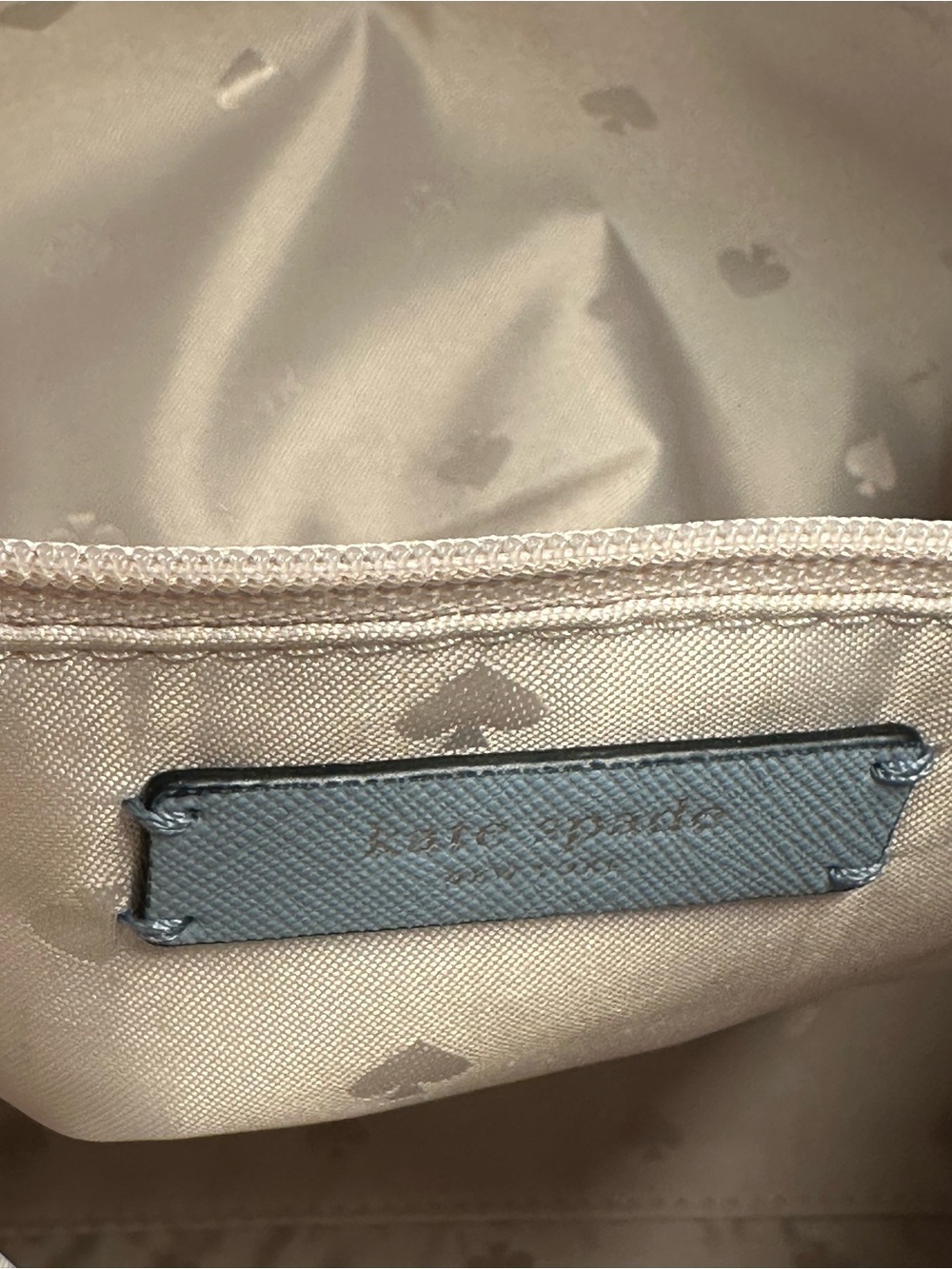 kate spade Light Blue Medium Dome Reiley Bag + KS Dust Bag - Picture 15 of 15